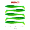 Reiva Zander Power Shad 8cm 3,18gr 5db/cs (Zeleni bleščice) Plastična vaba