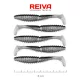 Reiva Zander Power Shad 8cm 3,18gr 5db/cs (Srebrni bleščice) Plastična vaba