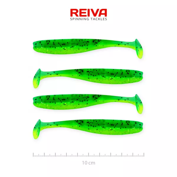 Reiva Flash Shad 10cm 4kos/pak Plastična vaba