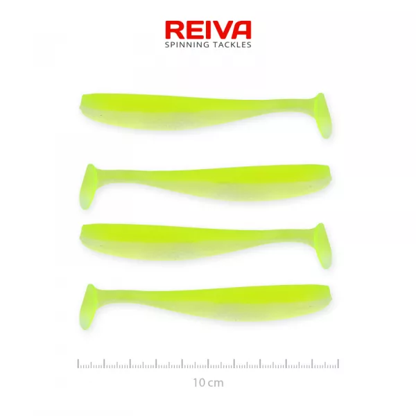 Reiva Flash Shad 10cm 4kos/pak Plastična vaba