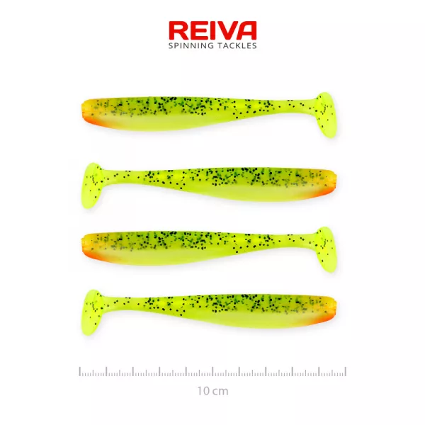 Reiva Flash Shad 10cm 4kos/pak Plastična vaba