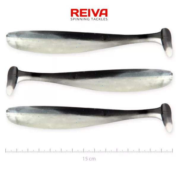 Reiva Flash Shad 15cm 3kos/pak Plastična vaba