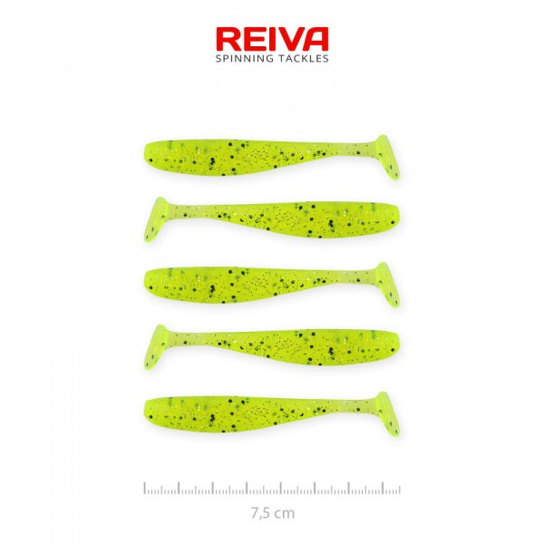 Reiva Flash Shad 7,5cm 2,26gr 5kos/pak Plastična vaba