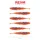 Reiva Tiny Worm Orange Disco 6cm Plastična Vaba 6 kosi
