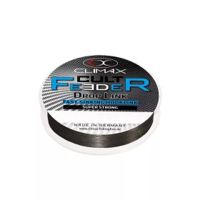   Climax Cult Feeder Fast Sinking Braid Droplink 10m 0,18mm 9,5kg Dark Grey Fonott Előkezsinór