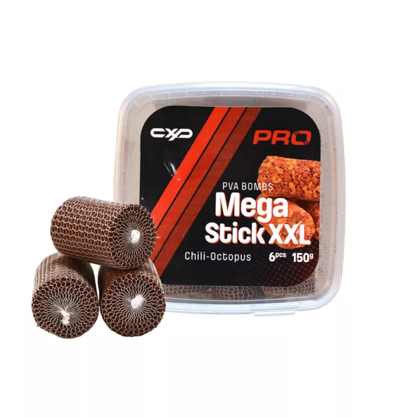 Carp Expert Pro Mega Bombs PVA Sticks Chili-Octopus PVA Hurka 6db