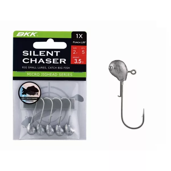 BKK Silent Chaser Microjig - Punch LRF 2#, 2.5g, 5 kosov/paket Jig glave