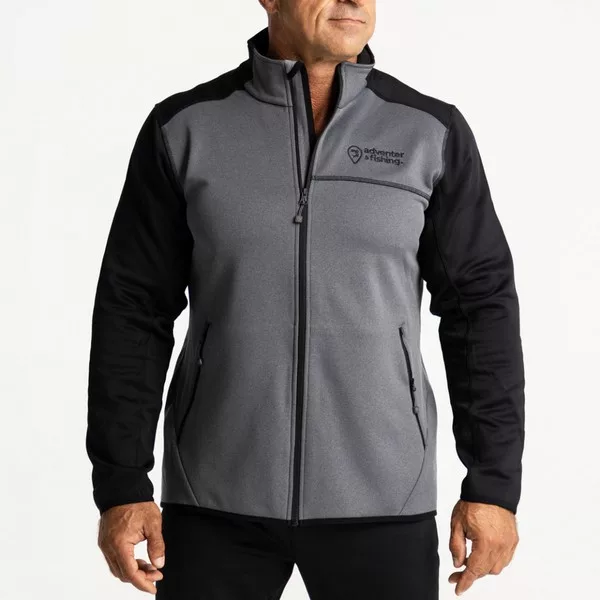 Adventer Fishing Topla Prostrech jopa Steel-Black Pulover M