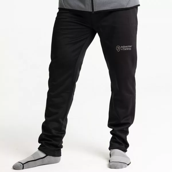 Adventer Fishing Topla Prostrech hlače Steel-Black Trening hlače L