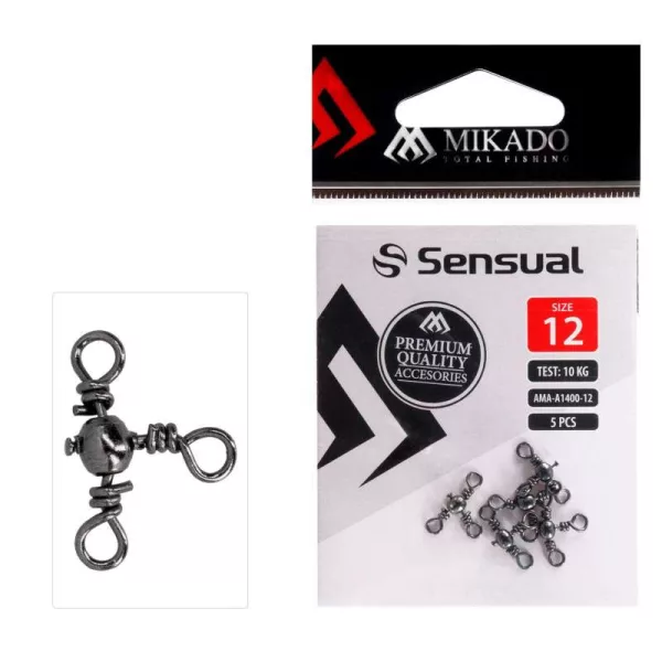 Mikado 6 Crossline Swivel Vrtljivka 5 kos