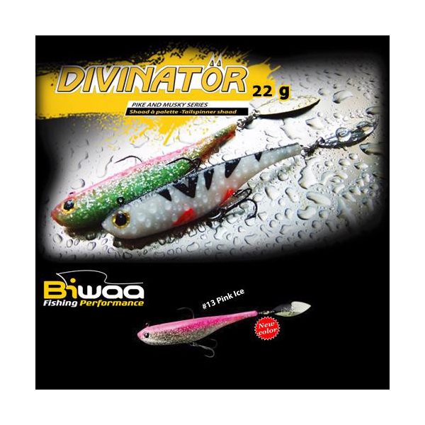 Biwaa Divinator Medium 18cm 35gr 13 Pink Ice Spinnertail 1db