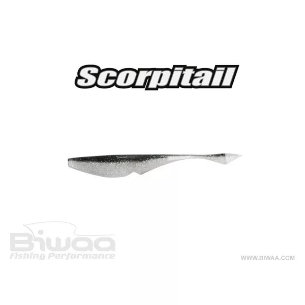 Biwaa Scorpitail 10cm 101 Silver Minnow Gumihal 8db