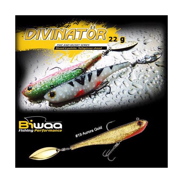Biwaa Divinator Junior 14cm 22gr 19 Aurora Gold Spinnertail 1db