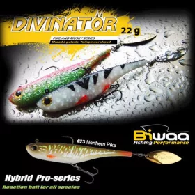   Biwaa Divinator Junior 14cm 22gr 23 Northern Pike Spinnertail 1db