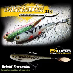 Biwaa Divinator Junior 14cm 22gr 43 Bass Spinnertail 1db