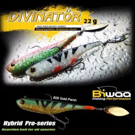   Biwaa Divinator Medium 18cm 35gr 30 Silver Zander Spinnertail 1db