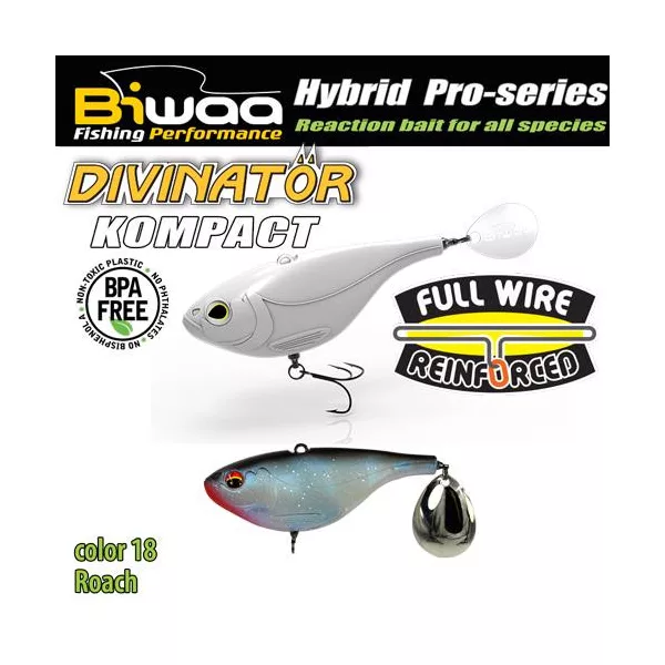 Biwaa Divinator Kompact 70 7cm 30gr 18 Roach Spinnertail 1db