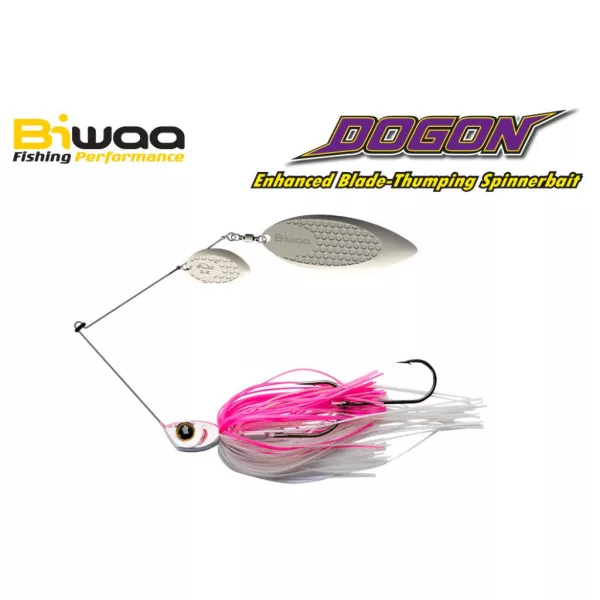 Biwaa Dogon Spinnerbait 1/2oz 14gr 06 Pink Ice-Silver Blades Spinnerbait 1db