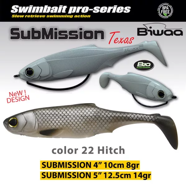Biwaa Submission 10cm 22 Hitch Gumihal 4db