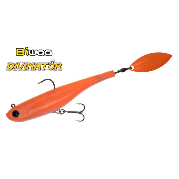 Biwaa Divinator Junior 14cm 22gr 102 UV Orange Spinnertail 1db