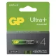 GP Alkalna baterija Ultra Plus AAA 1,5V 4 kosi/blister