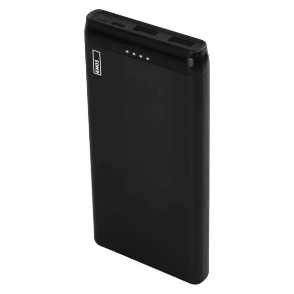 Emos Powerbank ALPHA 10S, 10000 mAh, 10 W, Črna