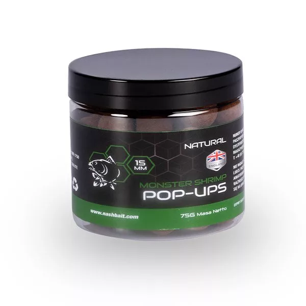 Nash Monster Kozice Naravna 20mm Pop Up 75gr