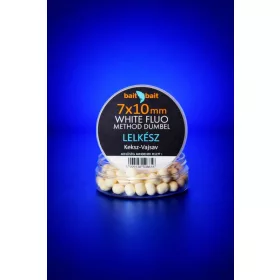   BaitBait Lelkész 7x10mm Flou Method Dumbel White Wafter 20gr