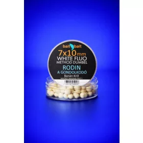 BaitBait Rodin 7x10mm Flou Method Dumbel White Wafter 20gr