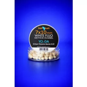 BaitBait Yo-Da 7x10mm Flou Method Dumbel White Wafter 20gr