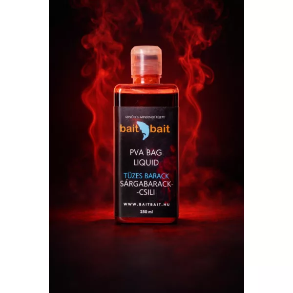 BaitBait Tüzes Barack PVA Bag Liquid Folyékony Aroma 250ml