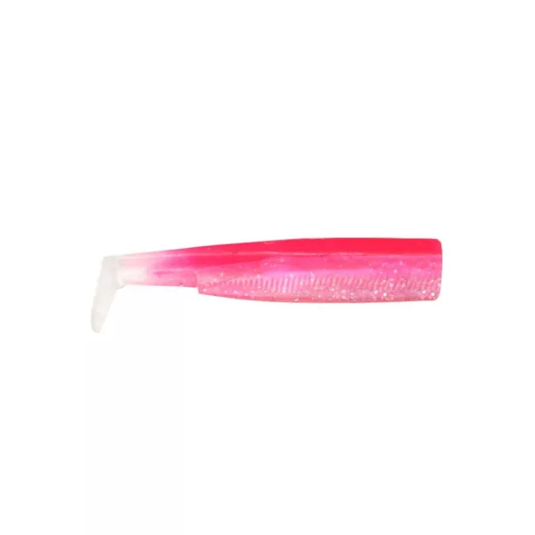 FIIISH 3 kosi 90 mm Black Minnow telo - barva Fluo Roza Plastična vaba