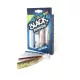 FIIISH 4 kosi 120 mm Black Minnow telo v naravnih barvah: Kaki - Khaki Glitter - Roza - Črna Plastična vaba