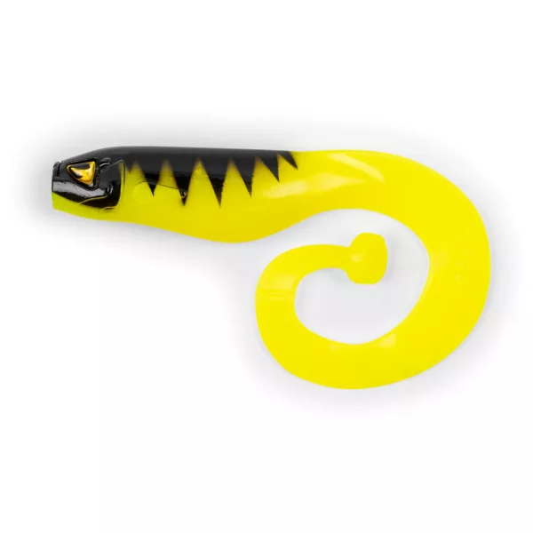 Black Cat Mega Curl Tail Shock Perch 22cm 29gr Plastična vaba