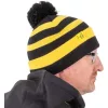 Black Cat Bobble Hat Pletena kapa