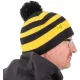 Black Cat Bobble Hat Pletena kapa