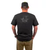 Black Cat Logo Black T-Shirt Majica XL