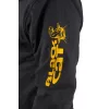 Black Cat Black Hoody Pulover s kapuco M