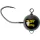 Black Cat Mega Fireball Black DG 10/0 200gr Jig glava