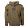 Nash Make It Happen Hoody Fish Logo Green Pulover s kapuco Zelen L
