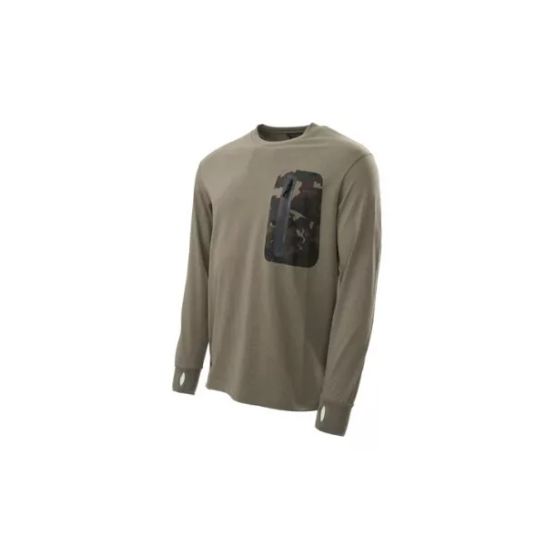 Nash Zero Tolerance ZT HD Long Sleeve Zöld Hosszú Ujjú Póló L