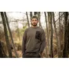 Nash Zero Tolerance ZT HD Long Sleeve Zöld Hosszú Ujjú Póló L
