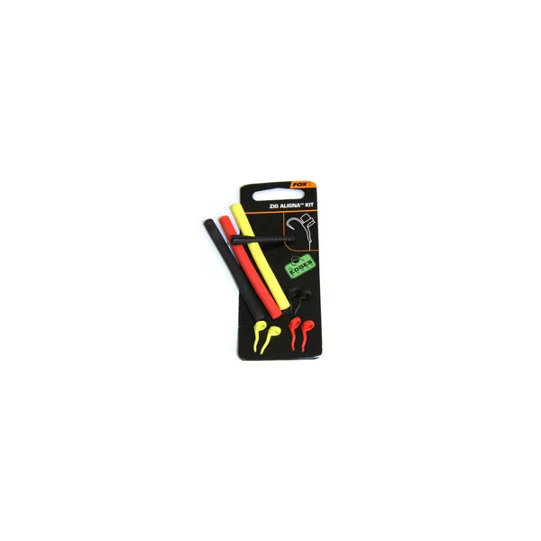 Fox EDGES™ Zig Aligna™ - Kit (rdeča/rumena/črna) Obračalnik trnka