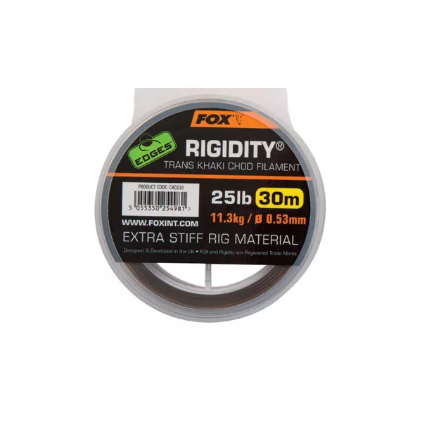 Fox EDGES™ Rigidity® - Trans Khaki 25lb/0.53mm Oprema