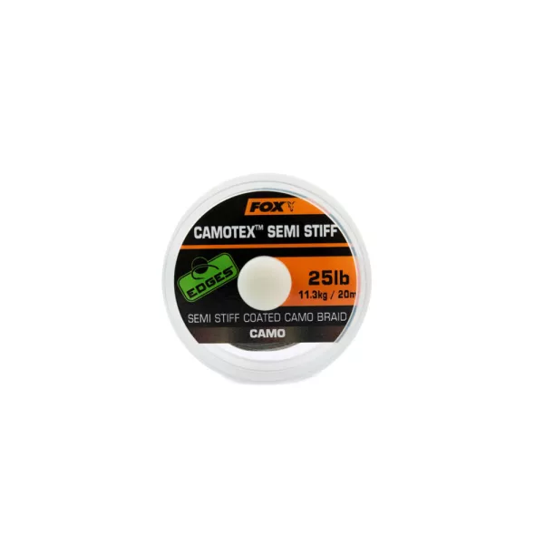 Fox Edges Camotex Semi Stiff pletena vrvica 20lb 20m