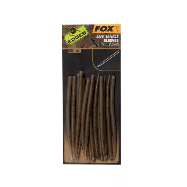 Fox EDGES™ Camo XL Anti Tangle Sleeves x15 Proti zapletanju