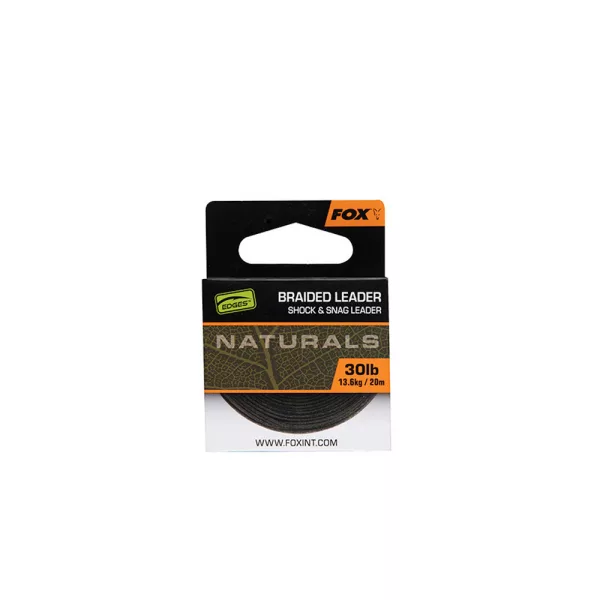 Fox Edges Naturals Pletena Predvrvica 22,7kg 20m