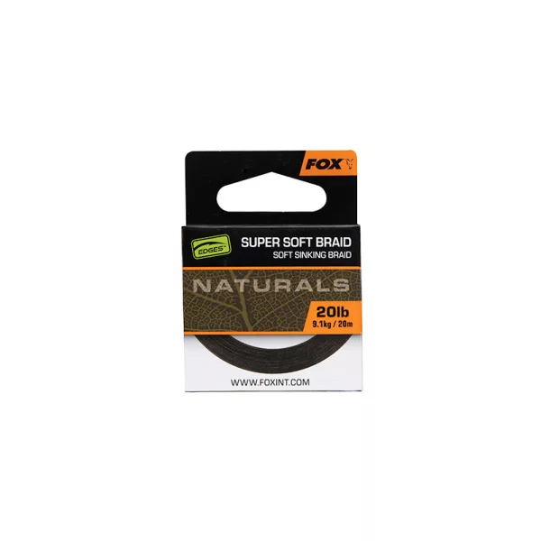 Fox Edges Naturals Super Soft Braid Pletena Predvrvica 20lb 20m