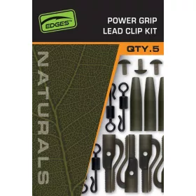 Fox Edges Naturals Power Grip Lead Clip Komplet