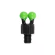Fox Black Label Bobbin Clips Zöld Swinger 3db